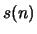 $s(n)$