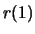 $r(1)$