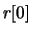$r[0]$