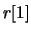 $r[1]$