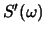 $S'(\omega)$